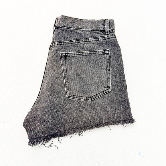 Reformation Button Fly Raw Hem Denim Cutoff Short Jeans Seine Size 27 - Picture 5 of 5